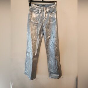 Wild fable high rise baggy jeans shiny size 00 regular